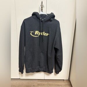 Port & Company Ryden Gray Hoodie Graphic Sweater Man Large